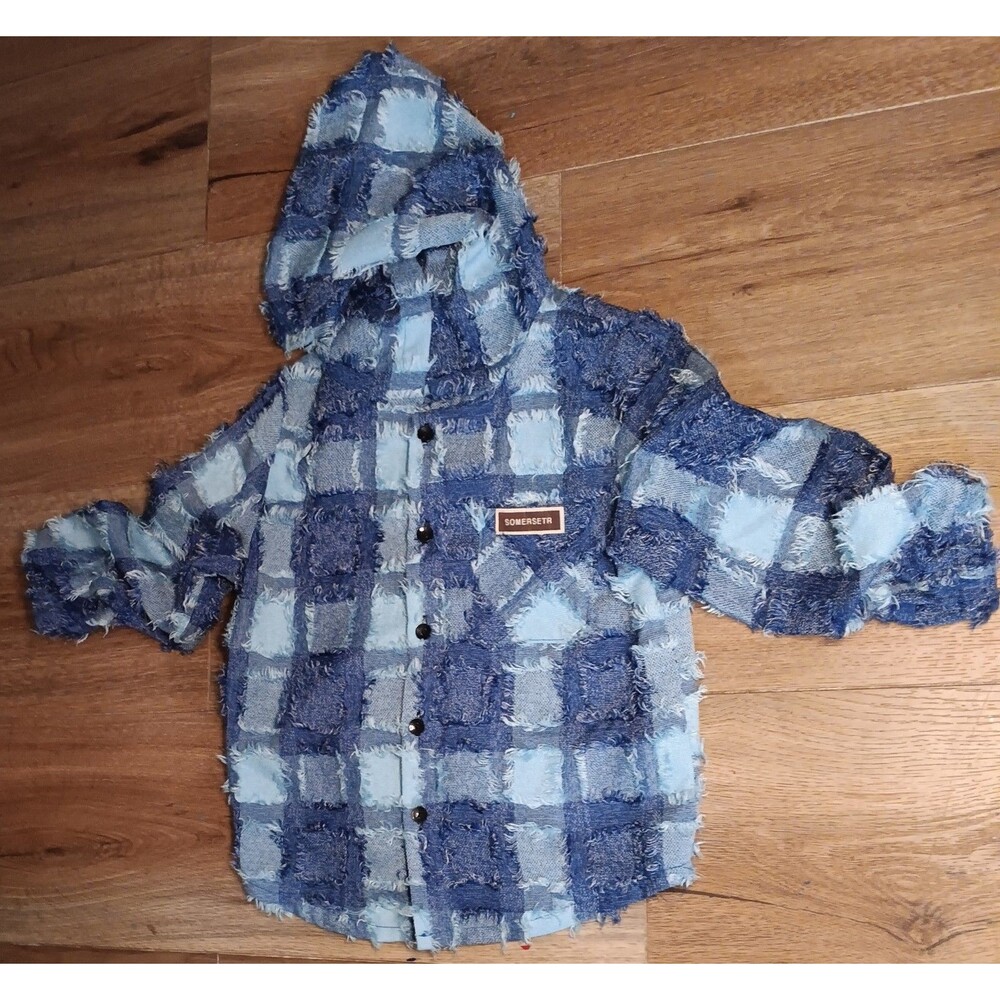 Kids Multicolored blue hoodie